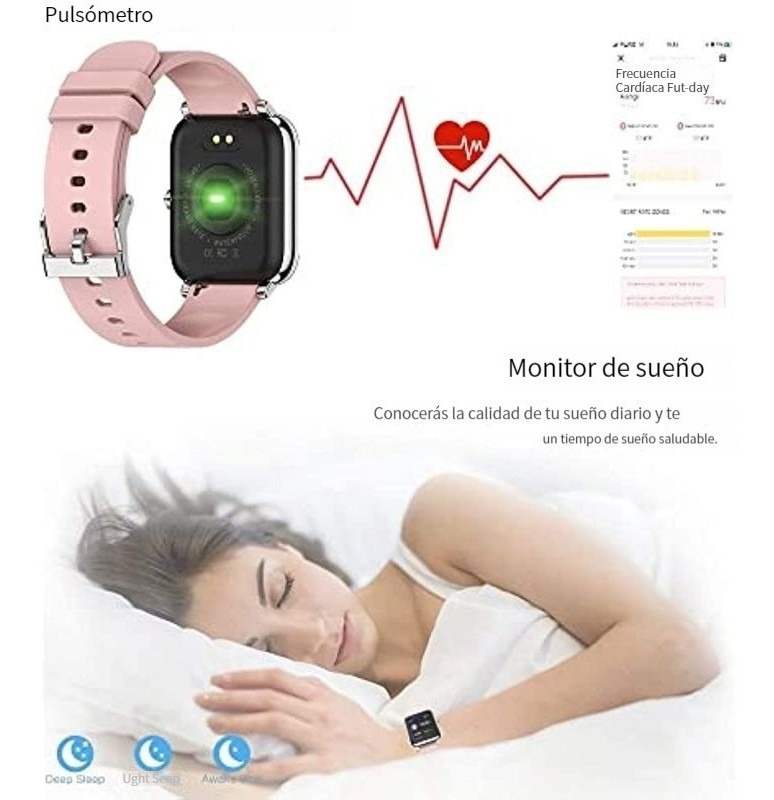Smartwatch Esportivo De Frequência Cardíaca Bluetoo - Imagem 13
