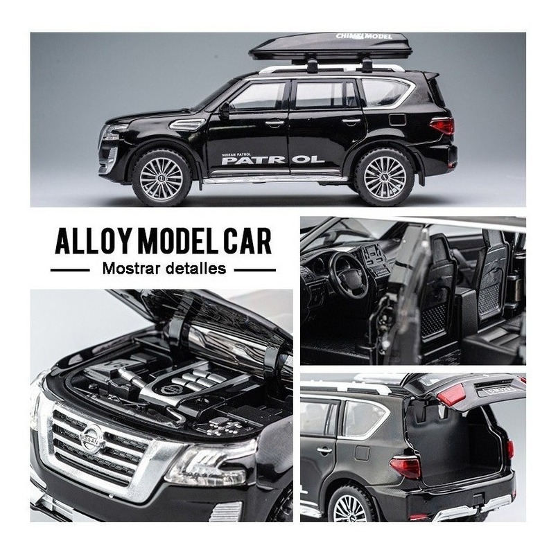 Tule Nissan Metal Silver Tiny Off-road Modelo Infantil - Imagem 3