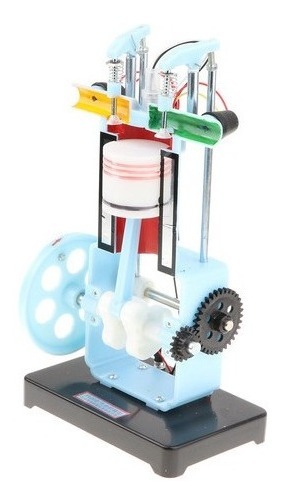 Modelo De Motor De Combustão De Quatro Tempos De Metal - Imagem 5
