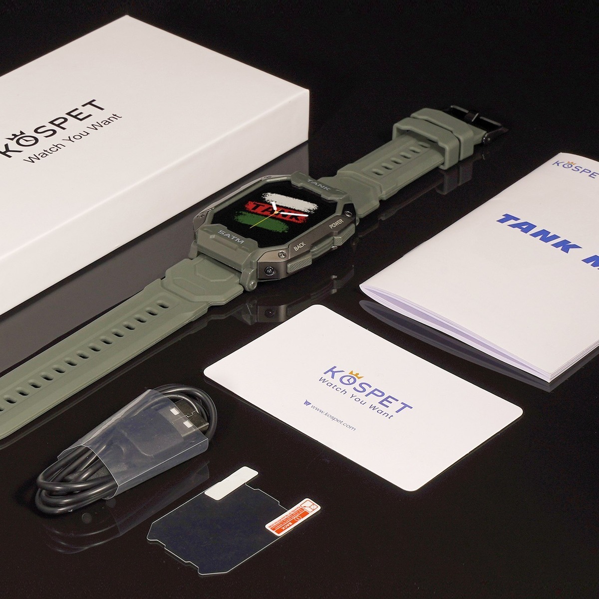 Smartwatch Kospet Tank M1 Robusto Para Esportes Ao - Imagem 7
