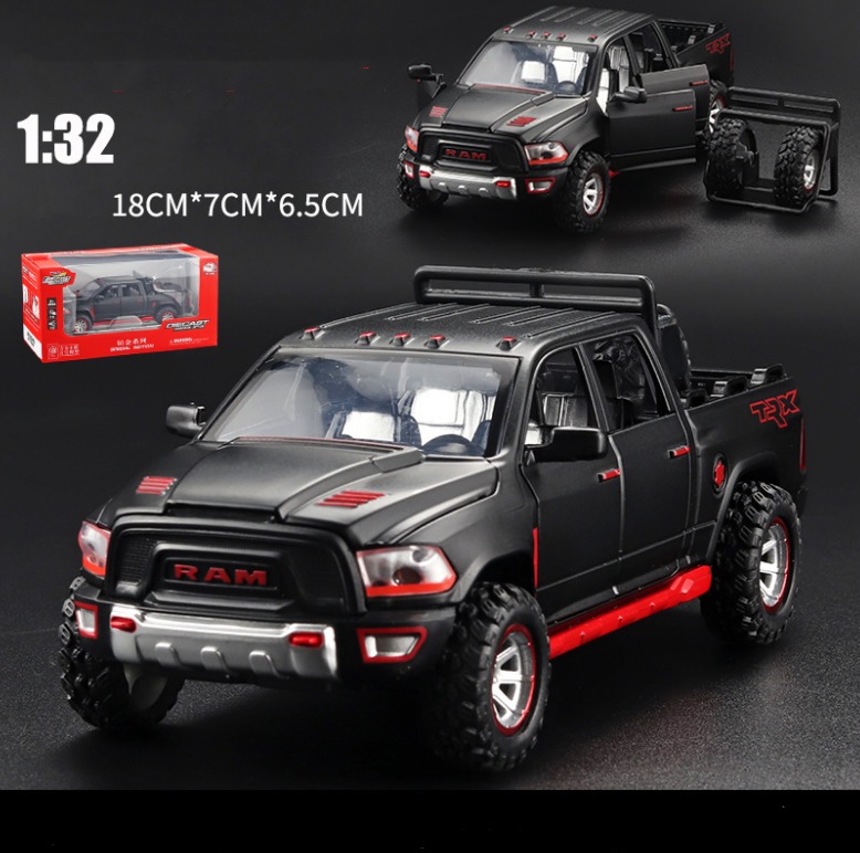 Modelos De Carros De Liga Leve 1:32 Para Dodge Ram Trx - Imagem 17