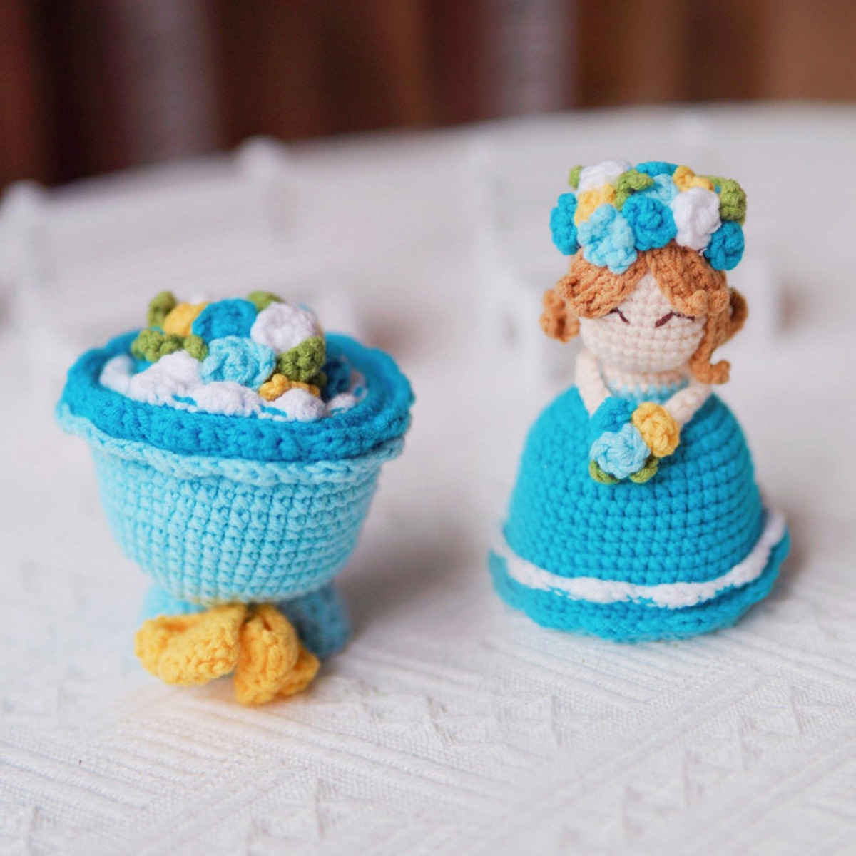 Decoração De Quarto De Boneca De De Crochê Faça Você - Imagem 37