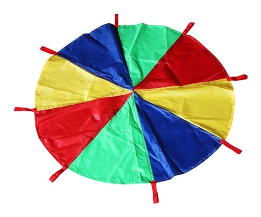 Play Parachute Tent Outdoor Games Atividades 6.5ft - Imagem 10