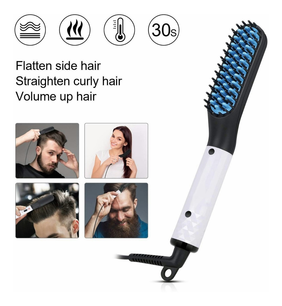 Escova De Alisador De Cabelo Escova De Alisamento De Pente Q - Imagem 13