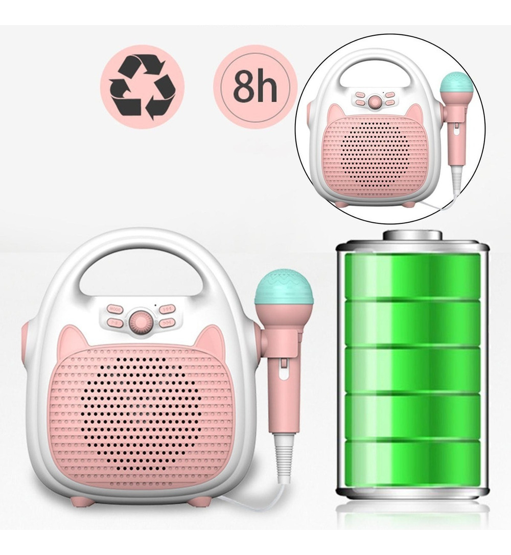 Máquina De Karaokê Para Crianças Brinquedos De Canto - Imagem 14