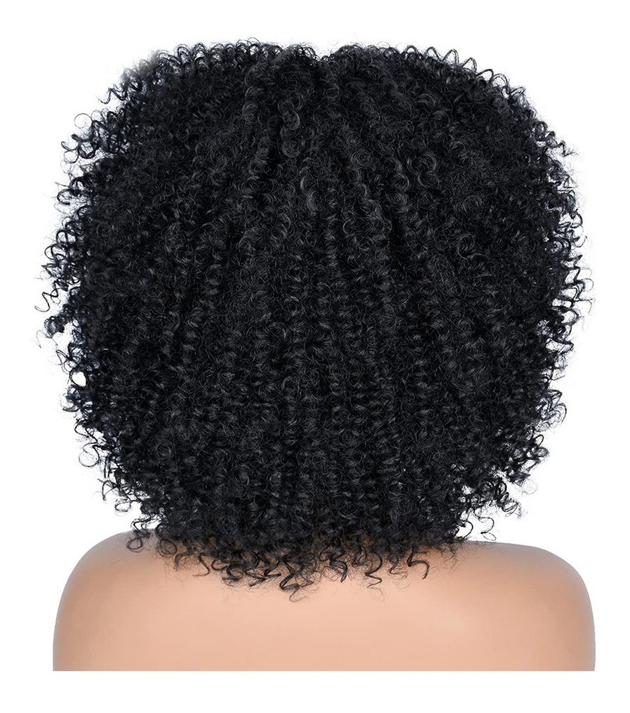 Peruca Peruca Afro Cacheada Para Uso Diario - Imagem 2