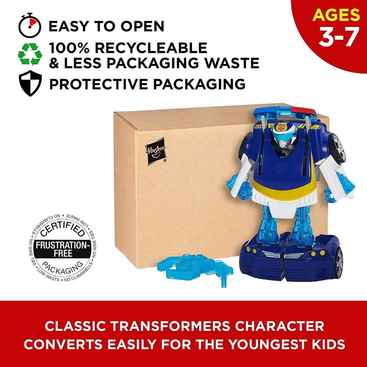 Playskool Heroes Transformers Rescue Bots Energize Chase - Imagem 2