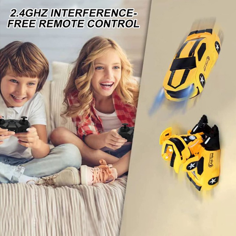 Farol Recarregável Rc Stunt Transform Robot Car Toy - Imagem 7