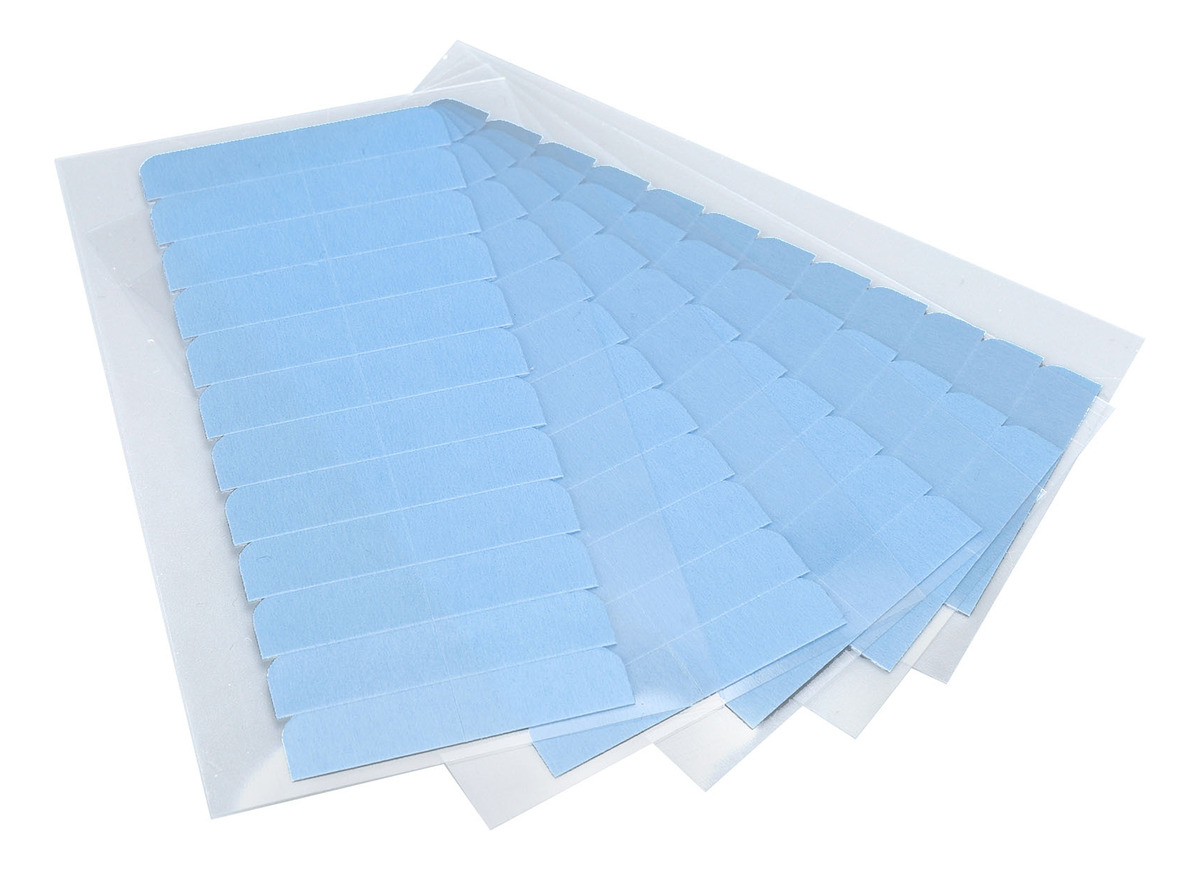 Peruca De 5 Folhas, Fita Adesiva Dupla Face, Azul, Impermeáv - Imagem 2