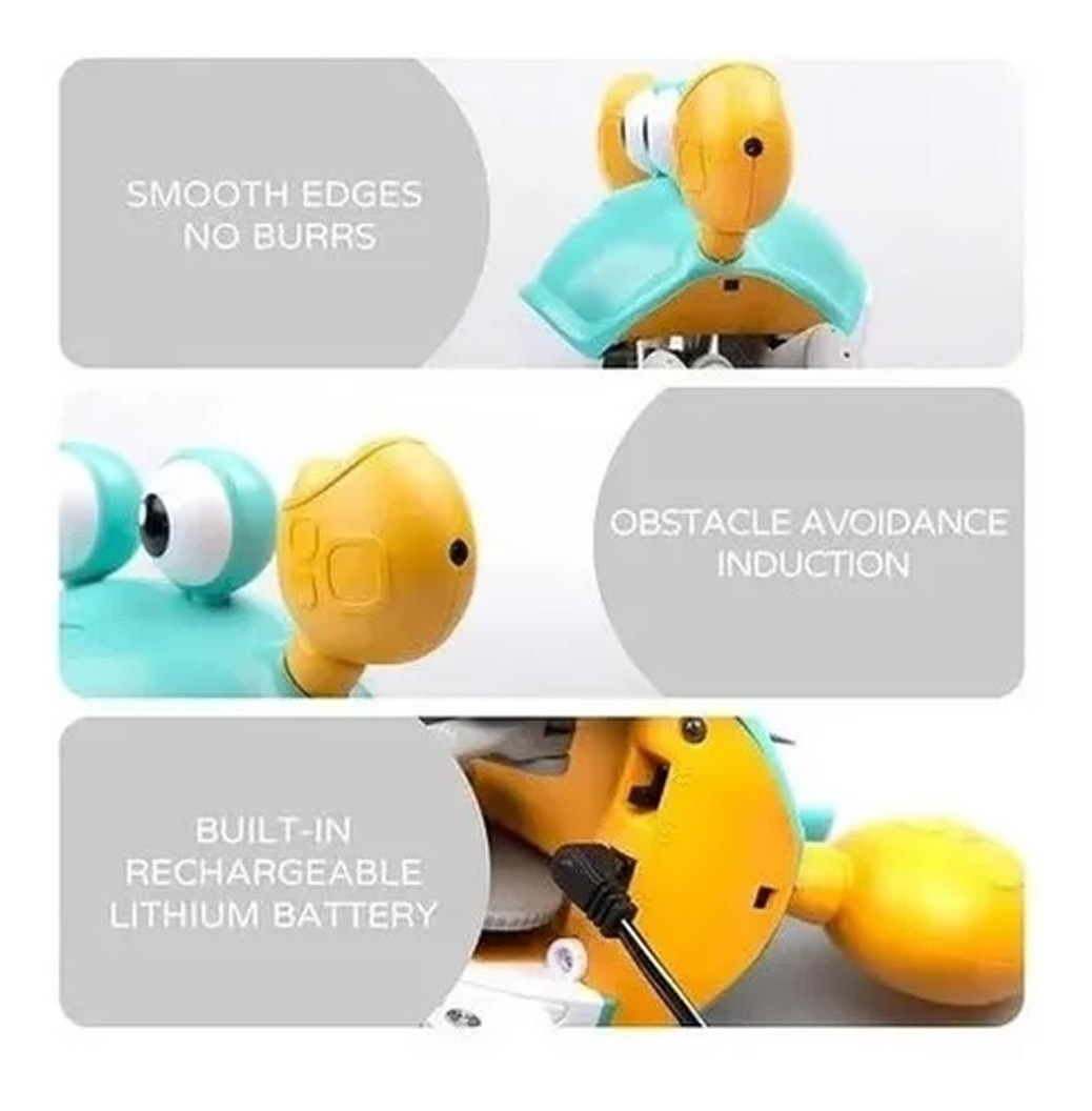 Caranguejo De Indução De Brinquedo De Rastreamento De Bebê+p - Imagem 9