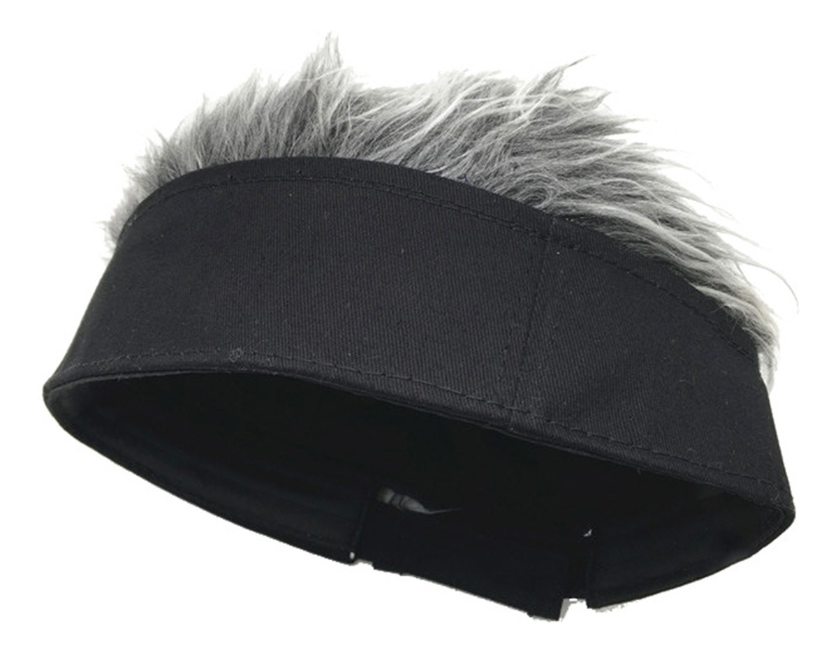 Chapéu Masculino Retrô Curto Peruca Cosplay Cabelo Falso - Imagem 8
