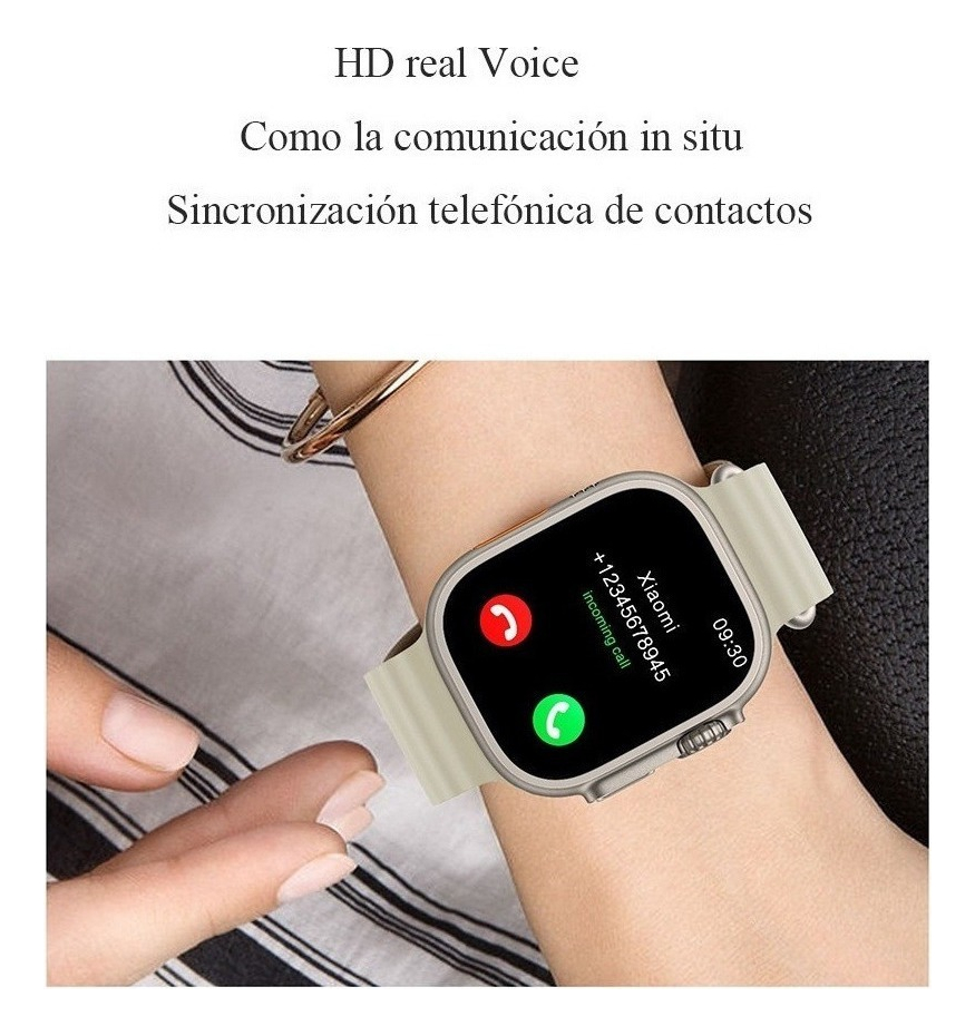 Hk8 Pro Max Smart Watch Amoled Nfc Ip68 Waterproof - Imagem 6