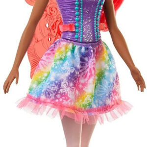 Boneca Fada Barbie Dreamtopia Cabelo Rosa De 12 Polegadas