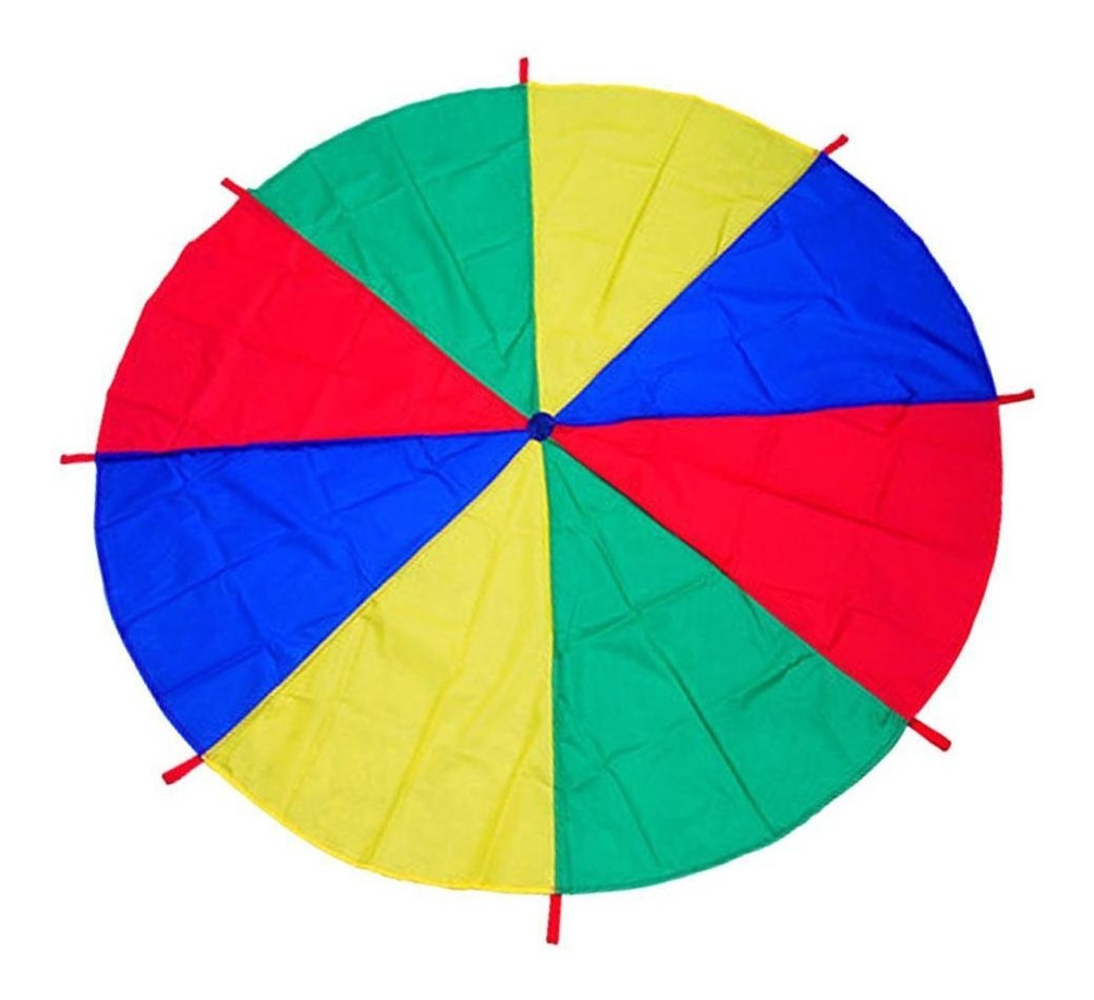 Play Parachute Tent Outdoor Games Atividades 6.5ft - Imagem 7