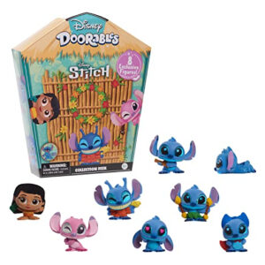 Coleção Disney Doorables Stitch Peek, Brinquedos Infantis De