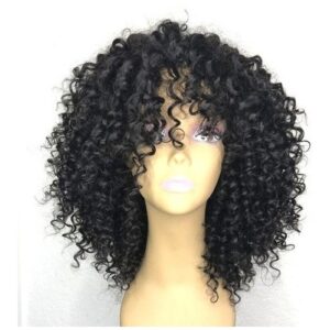 Perucas Curtas Curtas Onda Grande Franja De Cabelo Curto Cur