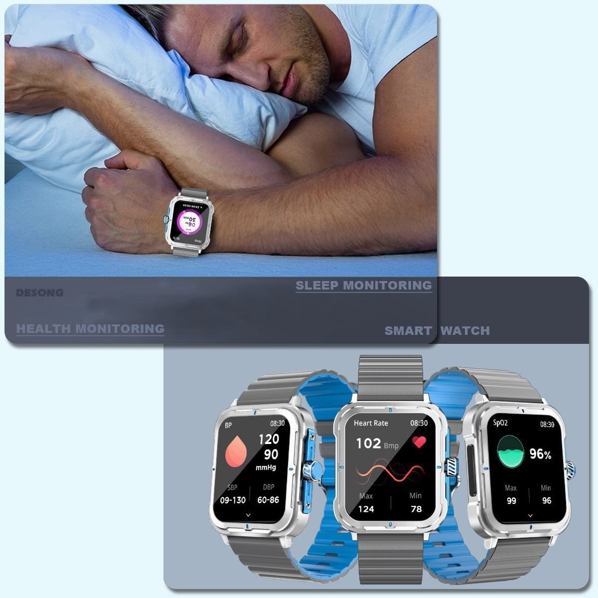 Smartwatch (recebimento/discagem De Chamadas) Relóg - Imagem 3