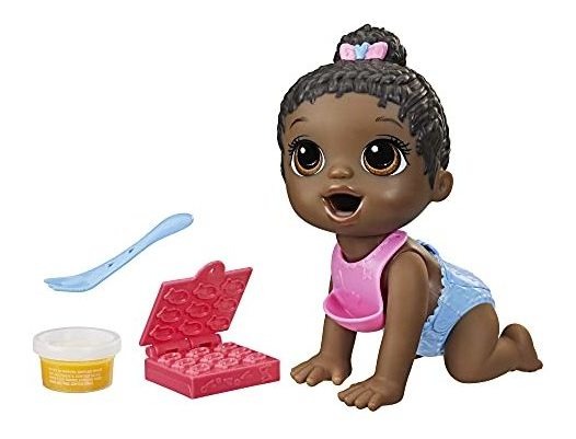 Boneca Baby Alive Lil Snacks Come Cocô Com Tema De Lanche De