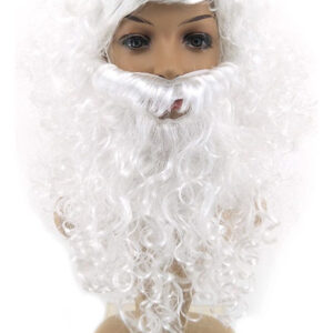 Peruca De Papai Noel Peruca De Cabelo Encaracolado Peruca Ba