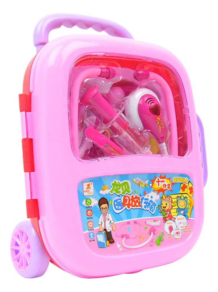 Enfermeira Doutora Brincando Estojo Brinquedos Com Luz E Som - Imagem 4