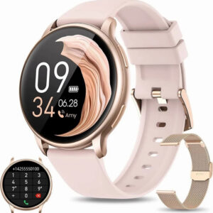 Smartwatch Esportivo Waterproof P/ Xiaomi Huawei Ios Mulher