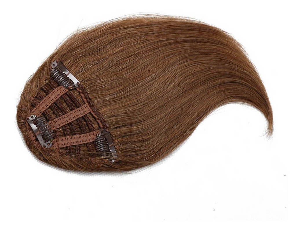 Peruca Cabelo Humano Virgem 20cm Franja - Imagem 23