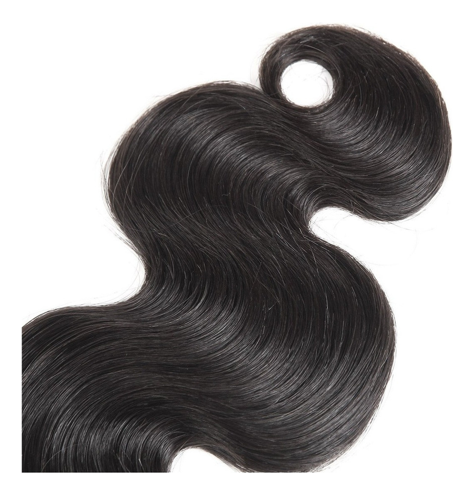 Aplique Cabelo Humano Onda Corpo Tecer Cabelo Virgem 35cm - Imagem 6