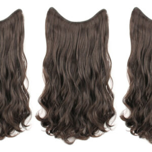 Conjunto De 3 Tiaras E Perucas Fluffy Em Forma De U Wave