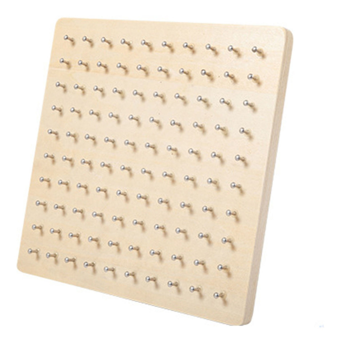 Montessori Geoboard Wooden Matemático Manipulative Math - Imagem 9