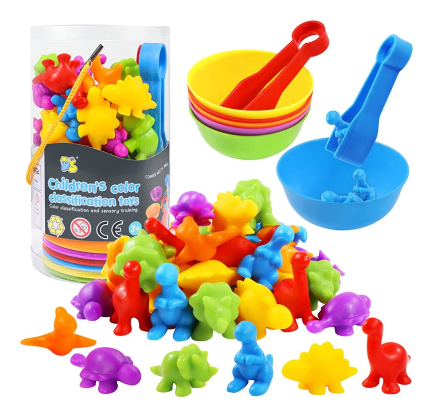 Conjunto De Brinquedos De Dinossauro Combinando, Atividades