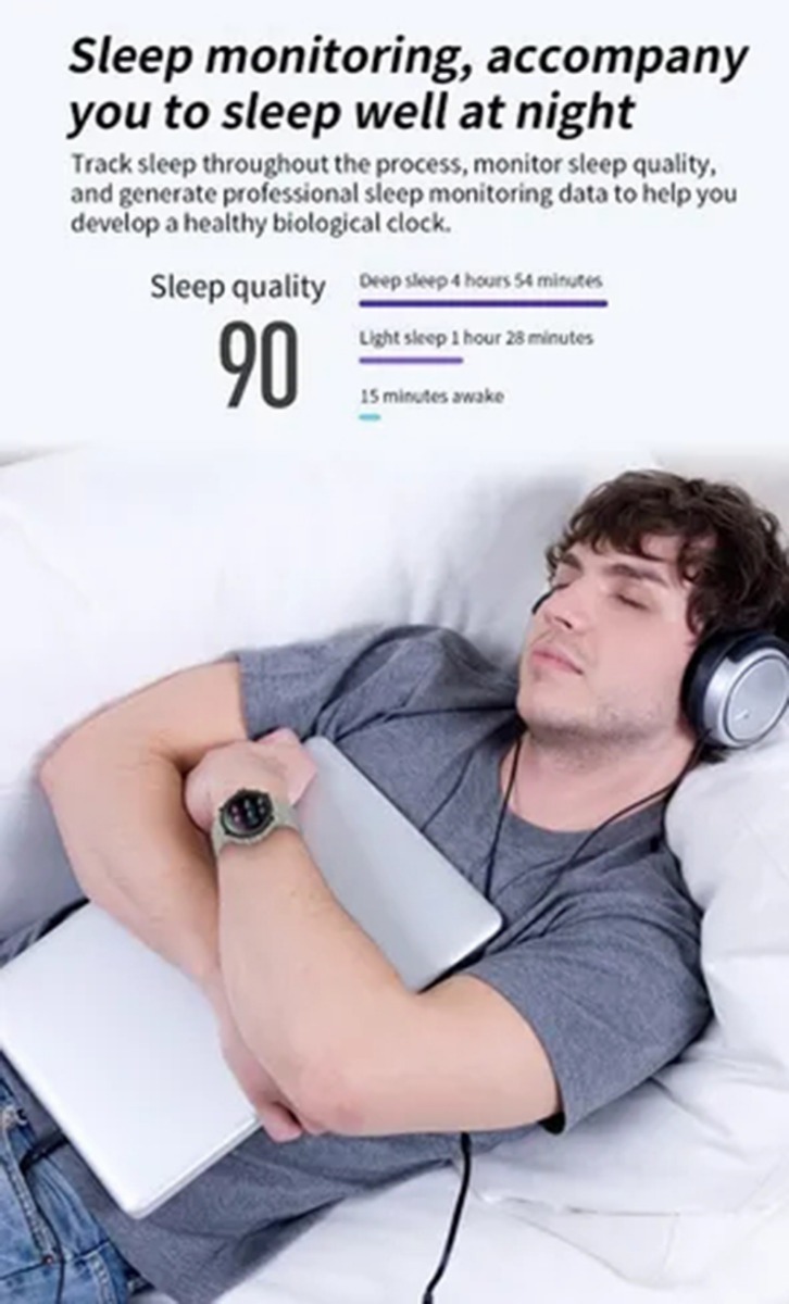 Para Xiaomi Huawei Relógio De Esportes Bluetooth Inteligente - Imagem 7