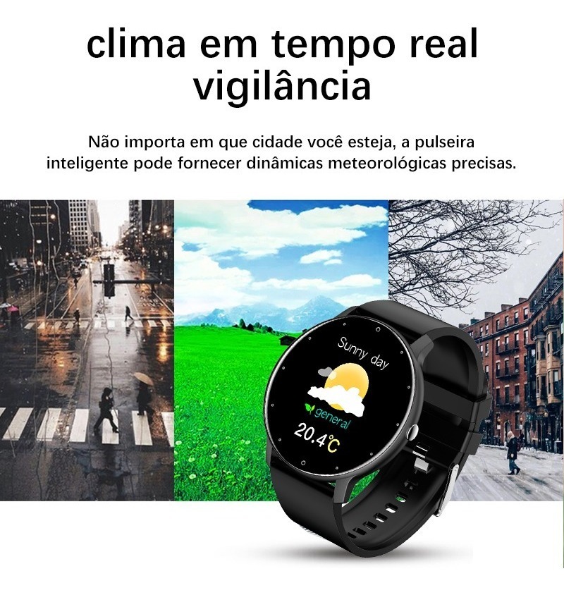 Smartwatch Zl02d Tela De Toque Total Smartwatch - Imagem 11