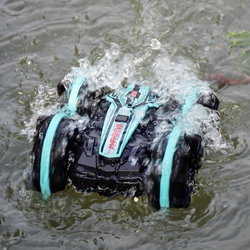 Carro Rc Elétrico Para Meninos Controle Remoto Verde - Imagem 3