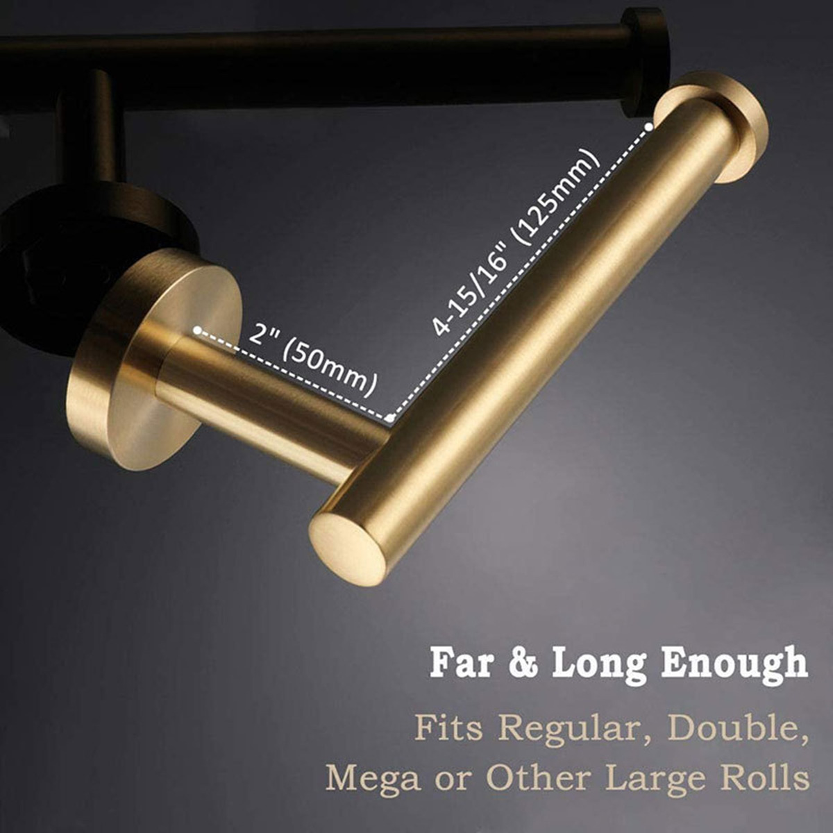 Suporte De Rolo De Papel Perfurado Para Banheiro - Imagem 6