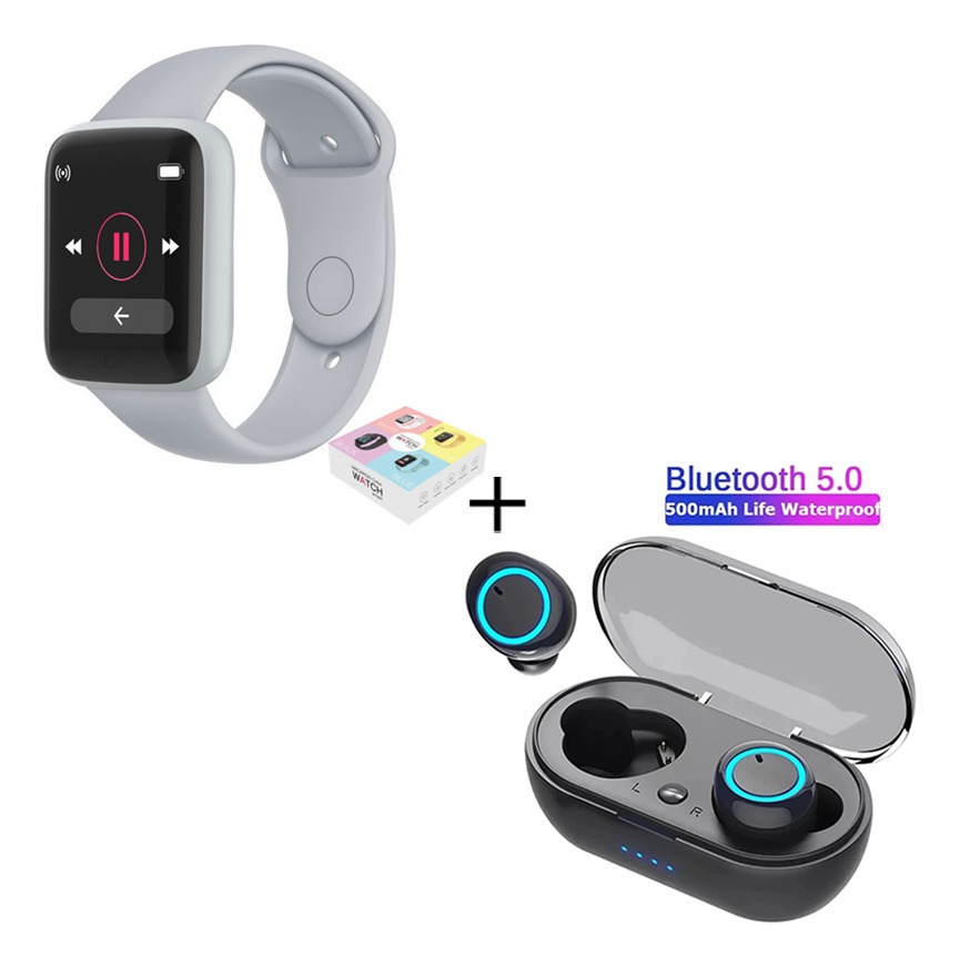 Relógio Digital Smartwatch Y68s+fone De Ouvido Bluetooth Y50 - Imagem 12