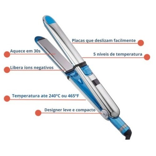 Prancha Nano Titanium Pro - Liso Extremo - 2 Em 1 - Imagem 2