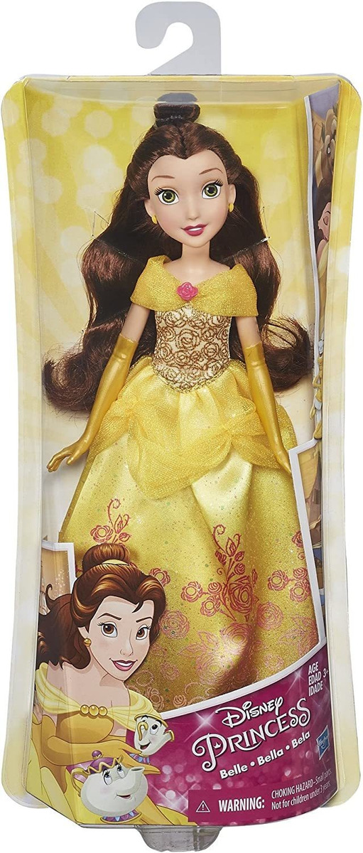 Disney Princess Royal Shimmer Belle Boneca - Imagem 2