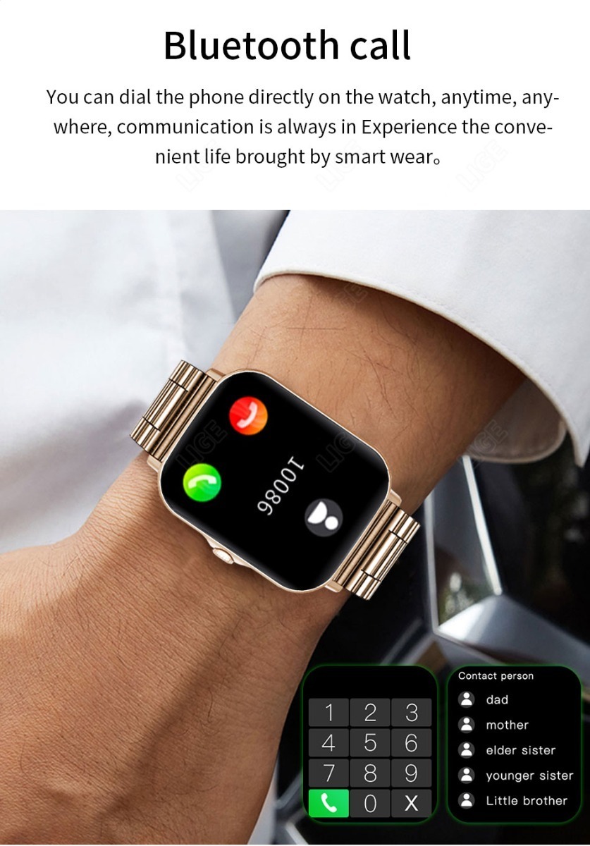 Smartwatch Bluetooth Esportivo À Prova D'água - Imagem 11