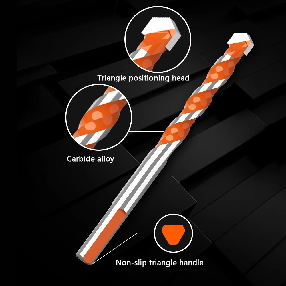 Conjunto De Brocas De Perfuração De Diamante Multi-material - Imagem 5