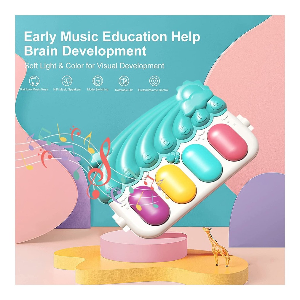 Tapete De Brincar Para Bebês, Academia Para Bebês, Piano, Ho - Imagem 5