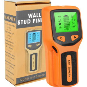 Scanner De Parede Stud Finder - 5 Em 1 Detector Eletrônico D