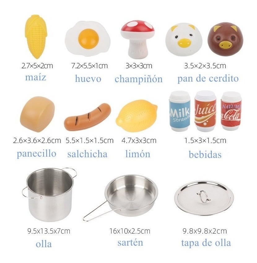 Conjunto De Corte De Frutas E Vegetais - Brinquedos Infantis - Imagem 5