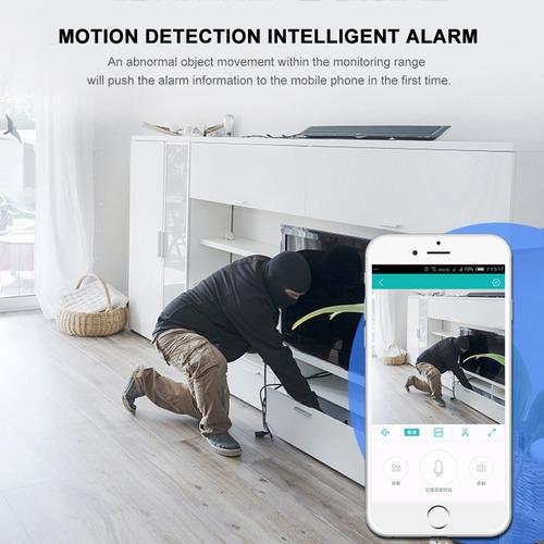 Mini Wifi Câmera Sem Fio Grava Detecção De Movimento + Vídeo - Imagem 5