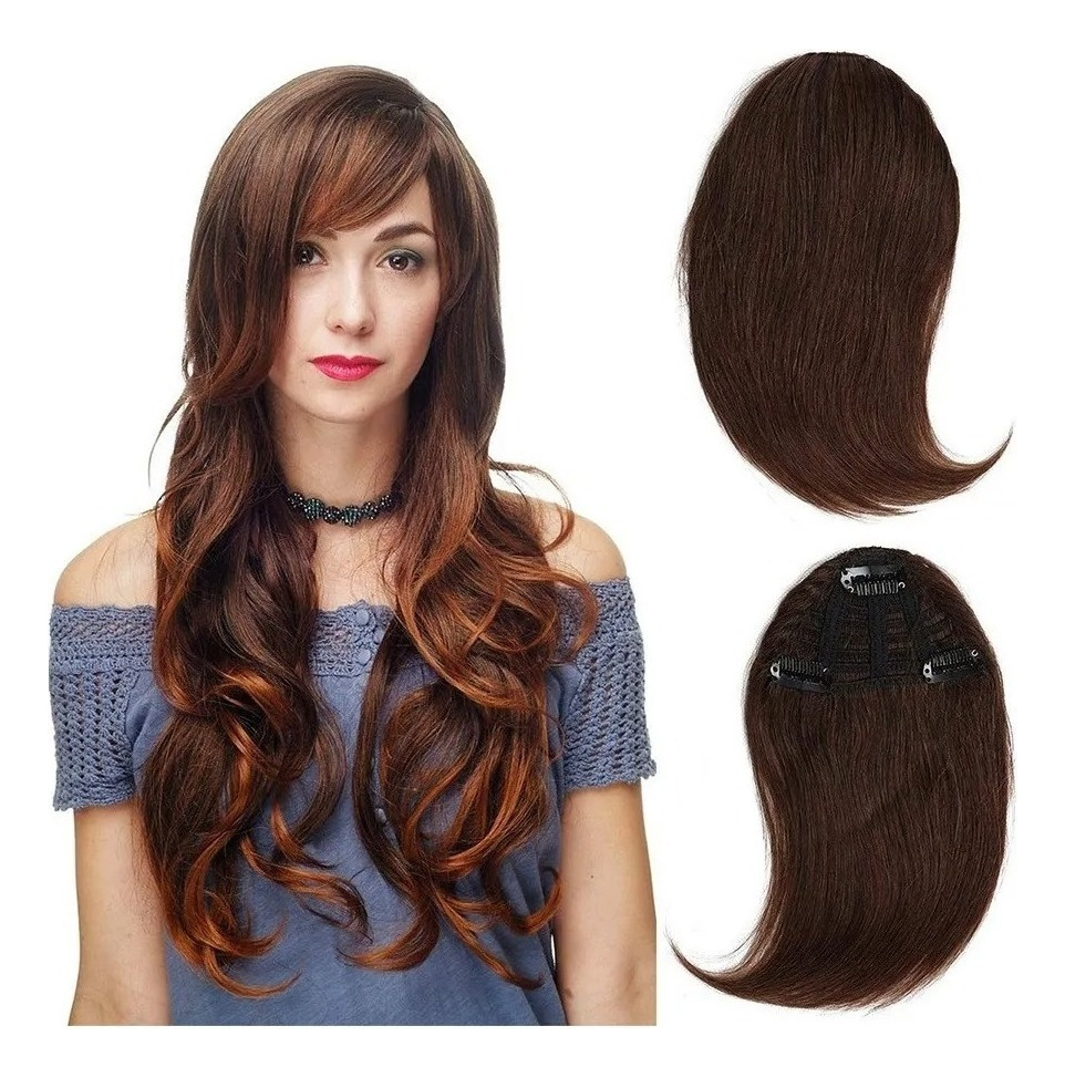 Aplique Franja De Natural Cabelo Humano Com Tic Tac 2unds - Imagem 14