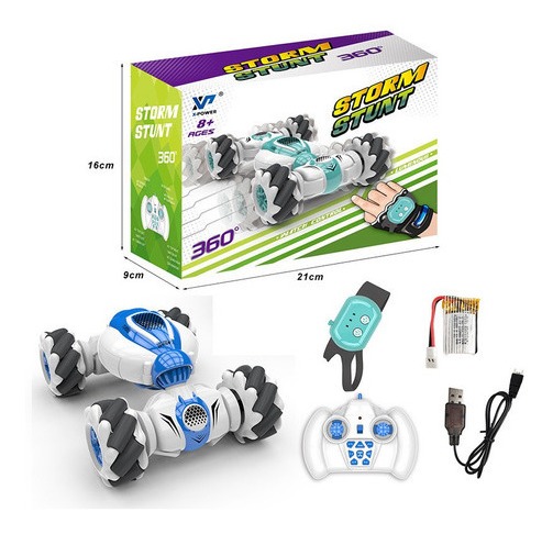 Carro Stunt Rc Gestos De Mão Sensor Acrobático - Imagem 8