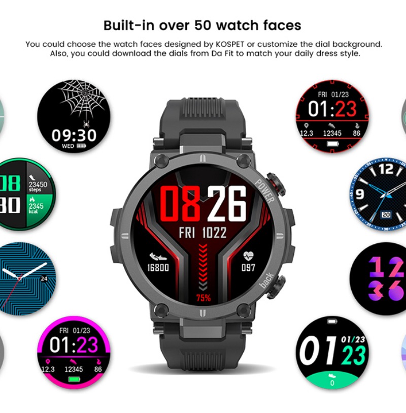 Smartwatch Para Esportes Ao Ar Livre Lokmat Raptor - Imagem 9