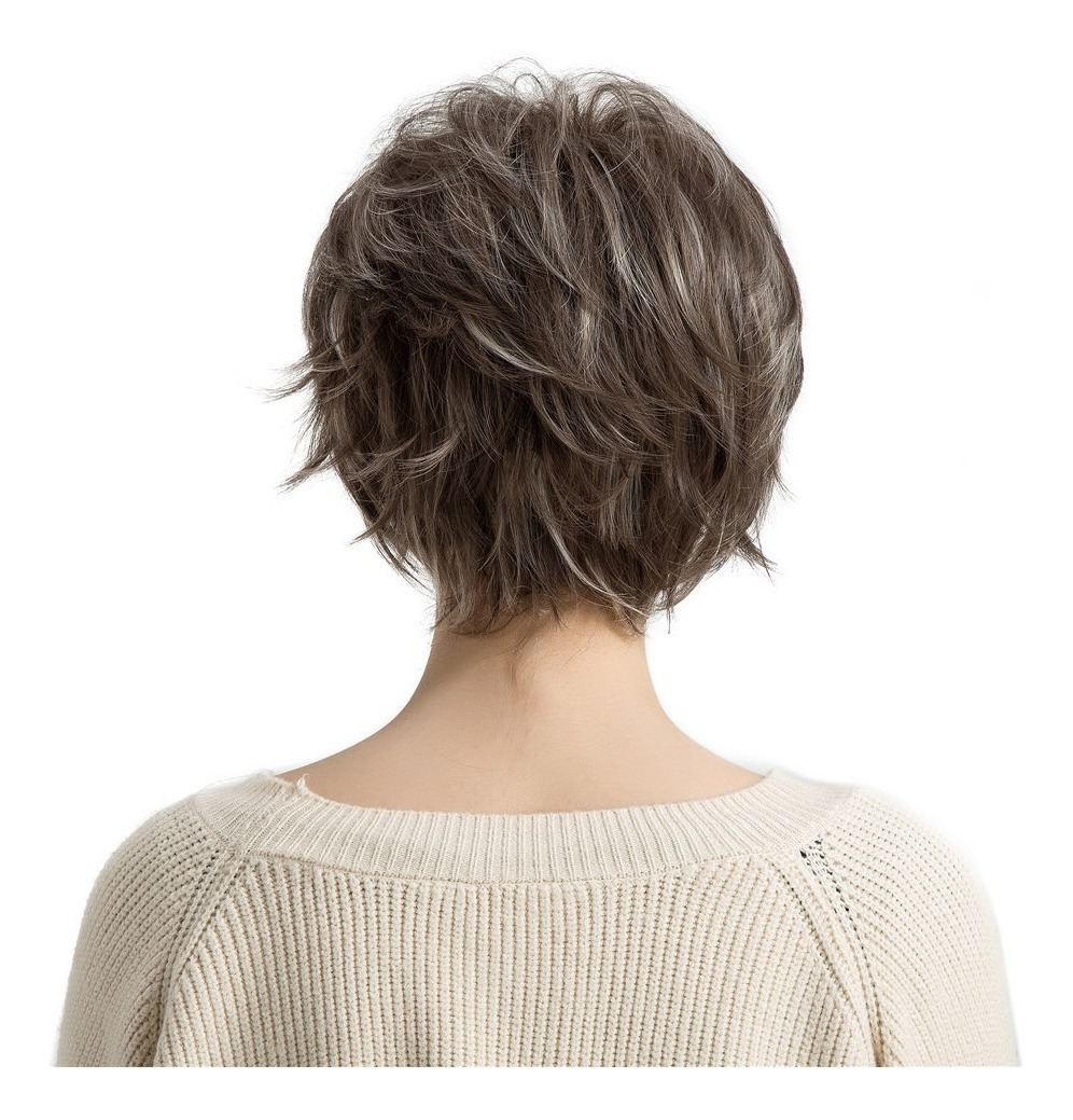 Peruca Curto Corte De Cabelo Perucas Curto Cabelo Humano Per - Imagem 4