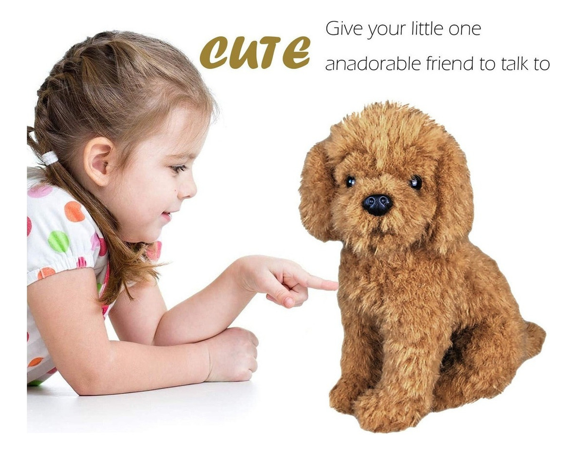 Brinquedos De Pelúcia Para Cães Realistas, Labradoodle, Bich - Imagem 2