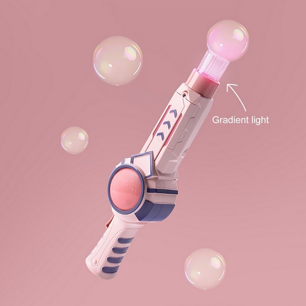 G Elastic Smoke Bubble Wand Menina Em Forma De Coração Bubbl - Imagem 9