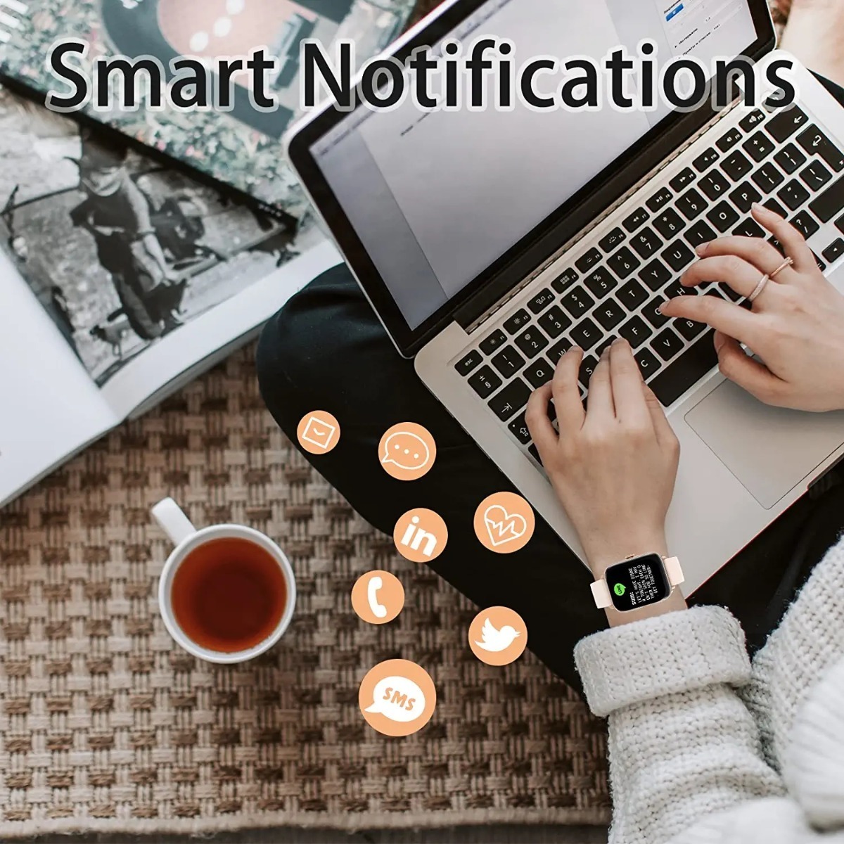 Smartwatch Para Homens E Mulheres (recepção De Cham - Imagem 26
